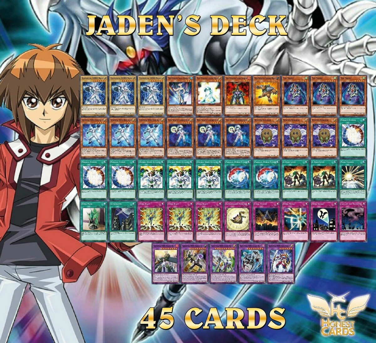 yu gi oh neos deck Amazon.com: Yu-Gi-Oh! HERO Strike Structure Deck [Unlimited Edition] : Toys  & Games main image 0