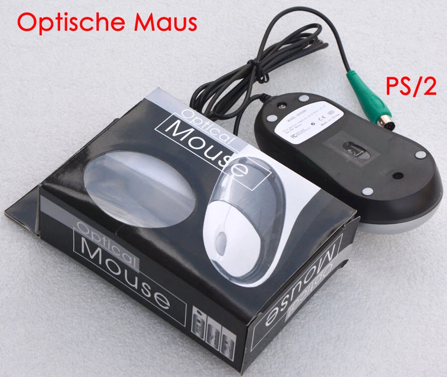 Optical Black-Silver PS2 PS/2 Mouse Windows 95 98 NT 2000 XP New M2 - Image 2 of 2