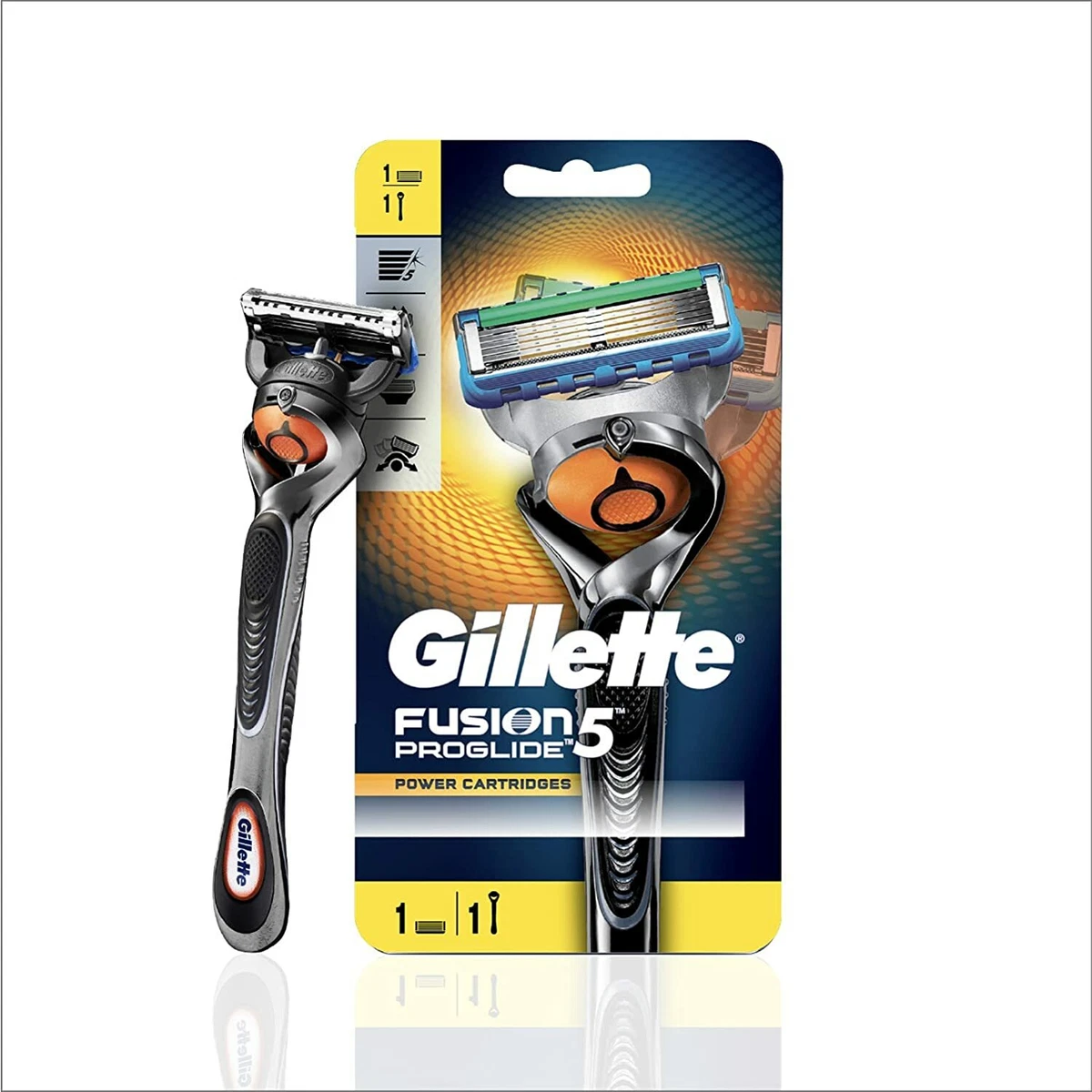 Gillette Proglide Men's Grooming Razor with Flexball Technology Facial  Contours