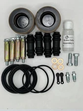 Fits: Jeep Wrangler YJ TJ /Cherokee XJ Frt brake caliper rebuild kits w/ pistons