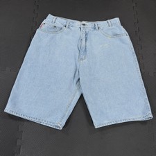 Vintage 90s Bugle Boy 765 Shorts Mens sz 35 Blue Denim Medium wash