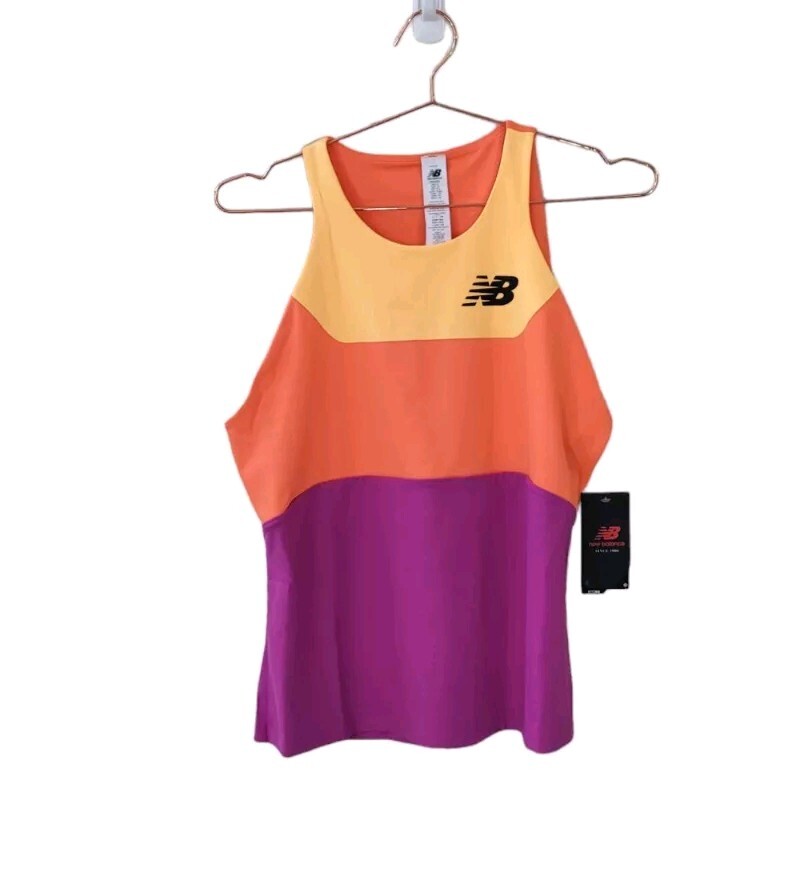 【NEW BALANCE】★CROPPED RINGER T-SHIRT★ウィンター着用★ NEW BALANCE XL Multicolor Fitted Colorblock Tournament