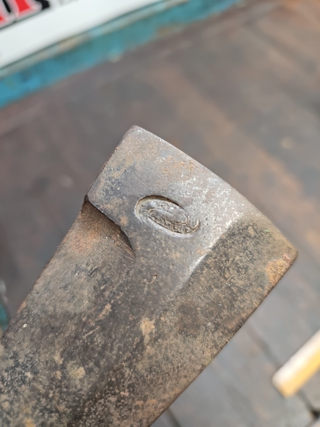 K978 Rare Antique signed Broom Makers Hammer Tool eBay