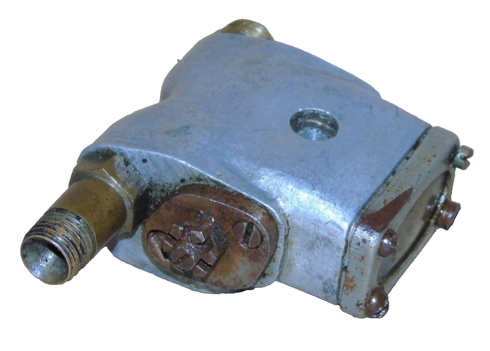 VINTAGE PRE WAR SINGLE FEED PILGRIM OIL PUMP TO RESTORE AJS BSA ARIEL