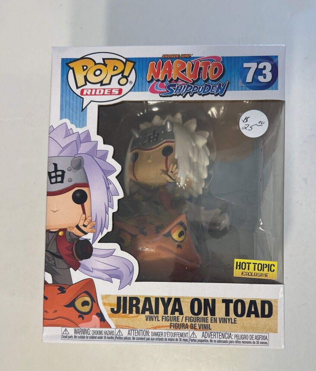 Pop! Figura Vinilo Rides 73 Naruto Shippuden Jiraiya On Toad Tema Candente Excl.