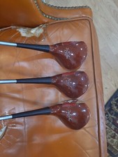 MacGregor MT Tourney Persimmon 2,3,4 woods RH Vintage- Firm Steel Shaft - Deal