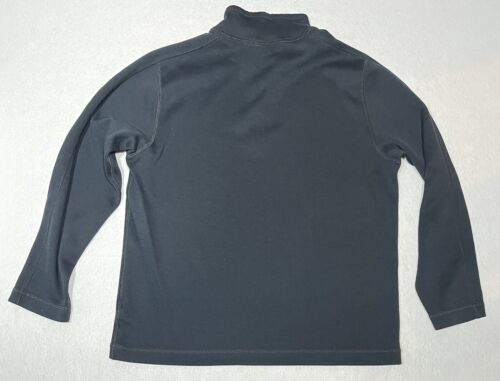 Men's Extra Large Banana Republic Black Long-sleeve 1/4 Zipper Pull-over (13) - Picture 2 of 7