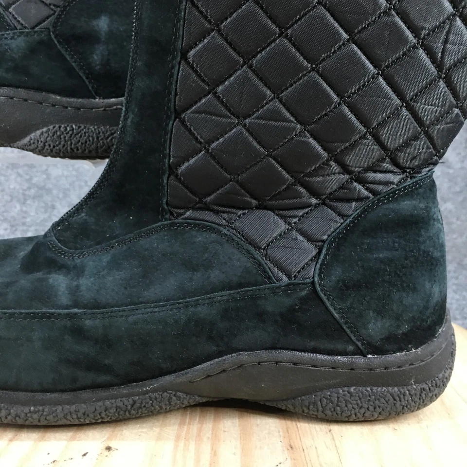 Botas Propet Mujer 11 EE Alta Acolchadas Cortas Invierno Botas de Nieve Negras Cremallera Frontal Foto 3 de 4