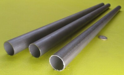 DOM Steel Round Tube, 1.00'' OD x .930'' ID x .035'' Wall x 2 Foot Length, 3 Pcs