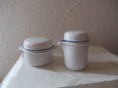 Thomas Serie ''Family Blue'' 1 x Zuckertopf und 1 x Milchkännchen