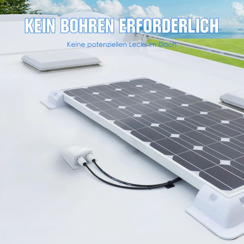 200W RV Solar Panel Kit with Mounting Brackets & 40A MPPT Caravan RV Camping Van - Picture 4 of 11