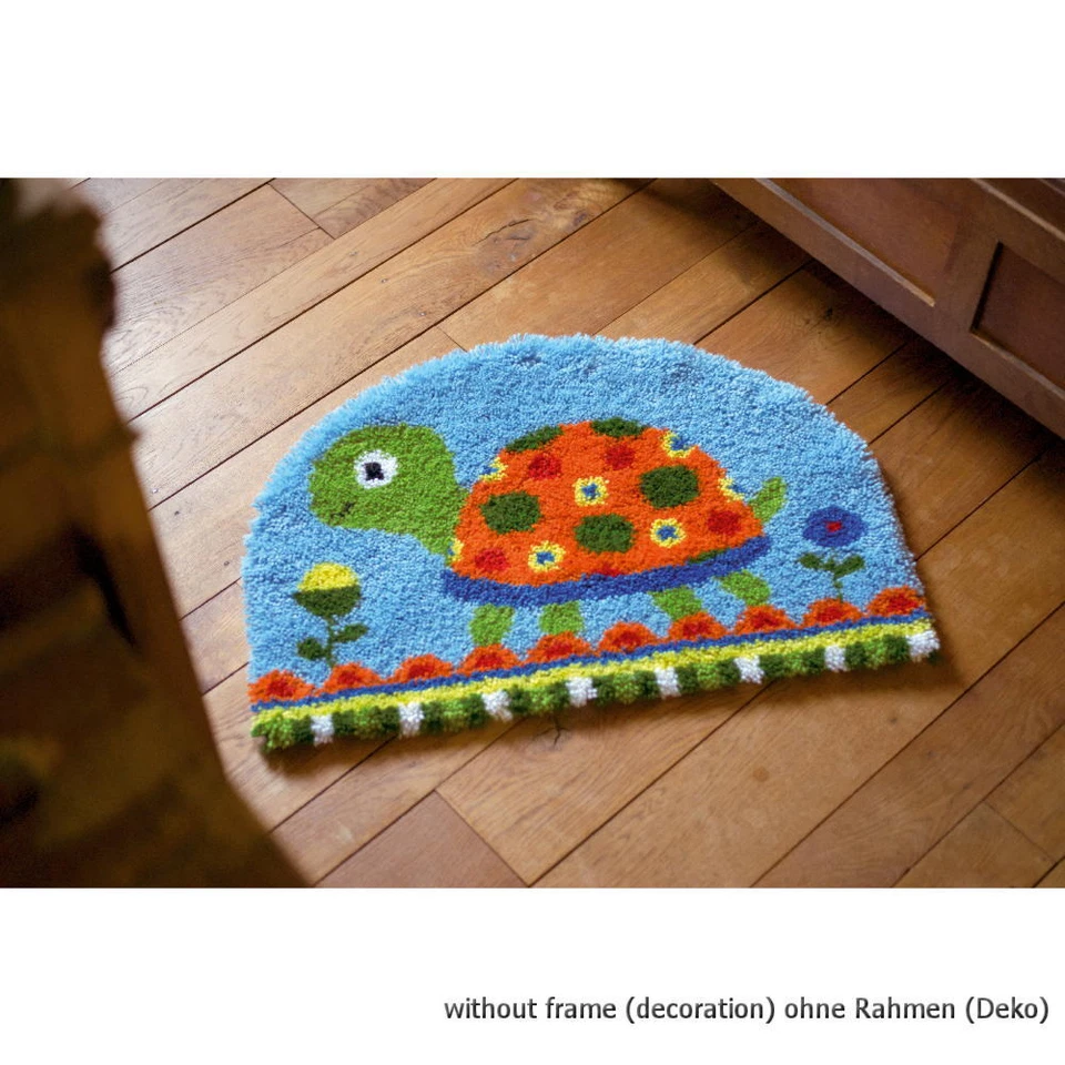 Tapis noué Vervaco "Tortue - Photo 2/2