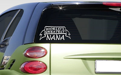 World's Greatest nana 8'' sticker *E997* DECAL grandma granny family love