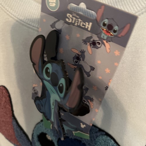 Disney Lilo And Stitch Sweatshirt And Hair clip Set Size Small- New With Tags - Picture 5 of 5