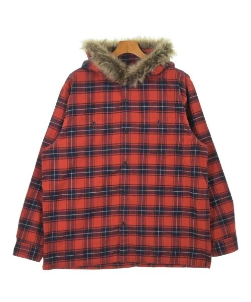 Chemises décontractées Supreme RedxBlackxWhite (motif à carreaux) L 2200546656015