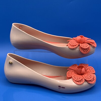 Zaxy Ballerina Jelly Flats Women's Size US 6 - Pink Jelly Flats Slip On Shoes