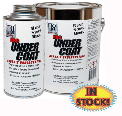 KBS Coating 76400 KBS UnderCoat Solvent Asphalt Quart