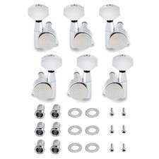 Locking Guitar String Tuning Pegs Tuning Keys Machine Heads Tuners Chrome 3R 3L