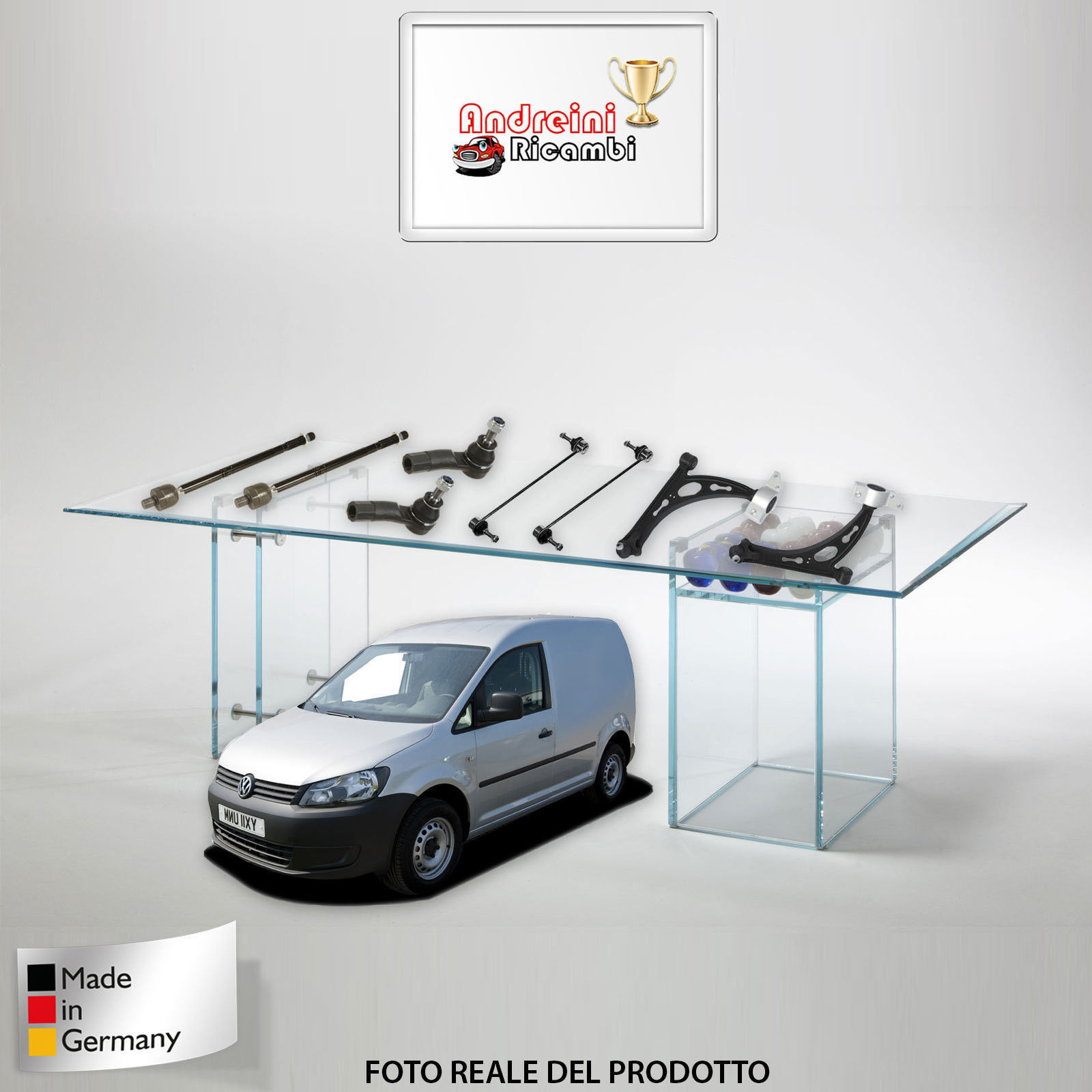 Set GestäNge 8 StüCke Vw Caddy Iii 1.9 Tdi 77KW 105CV Von 2007->-image