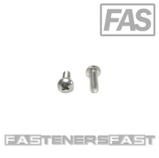 (100) 8-32x1/2 Stainless Steel Phillips Pan Head Machine Screws 18-8 (100 PCS)