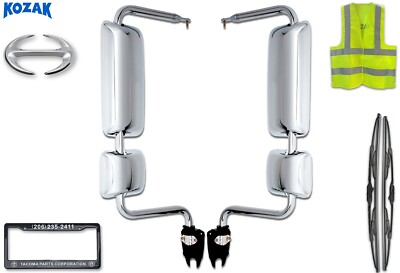 Hino 238 258 268 338 2008-2021 Door Mirrors Assembly Chrome Right