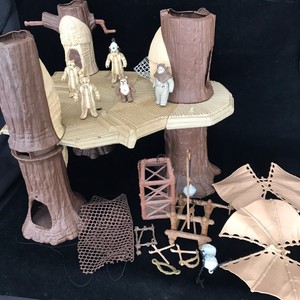 vintage star wars ewok village