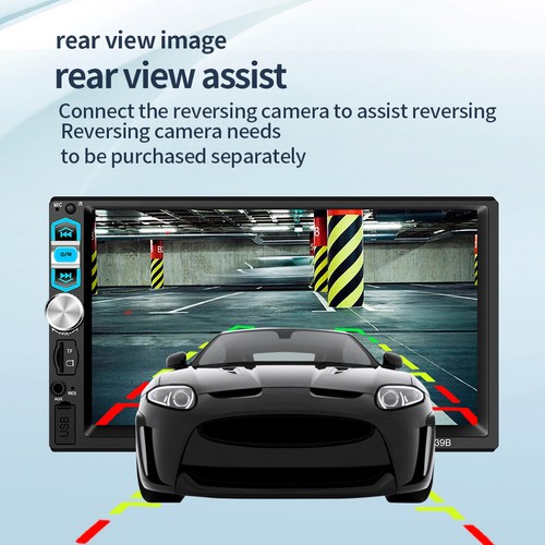 Car Stereo Radio 7in Touch Screen For Carplay Bluetooth MP5 Player Head Units - Picture 13 of 23