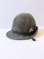 Hute Mutzen Alpine Fedora Rein Haar - 100 Wool - 7 1/4