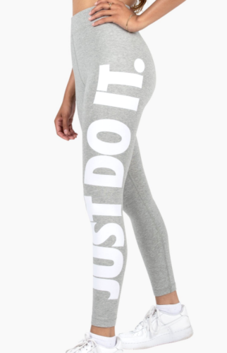 Leggings femme Nike S vêtements de sport essentiels taille haute gym sport gris - Photo 1 sur 3