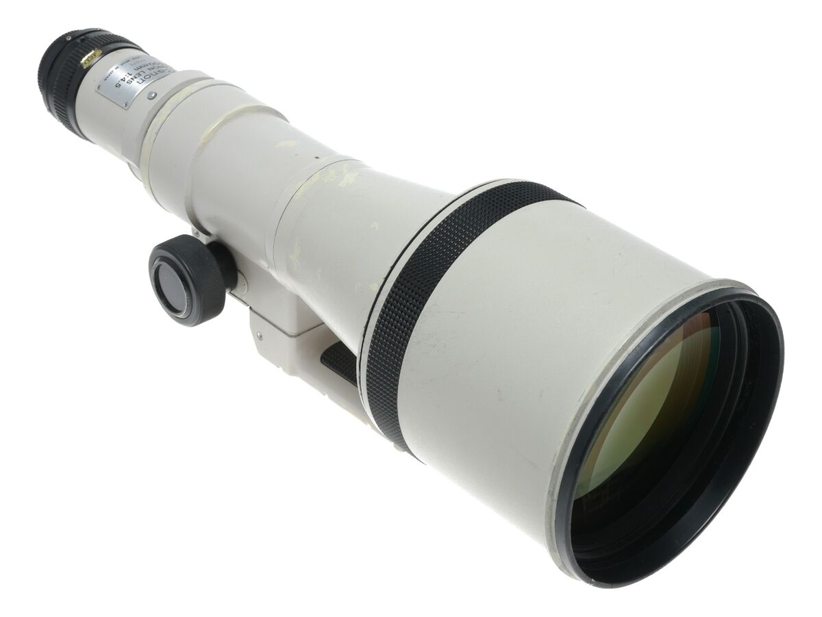 Canon FD 600mm 1:4.5 lens Prime vintage SLR 4.5/600 cased Canon FD 600mm 1:4.5 lens Prime vintage SLR 4.5/600 cased