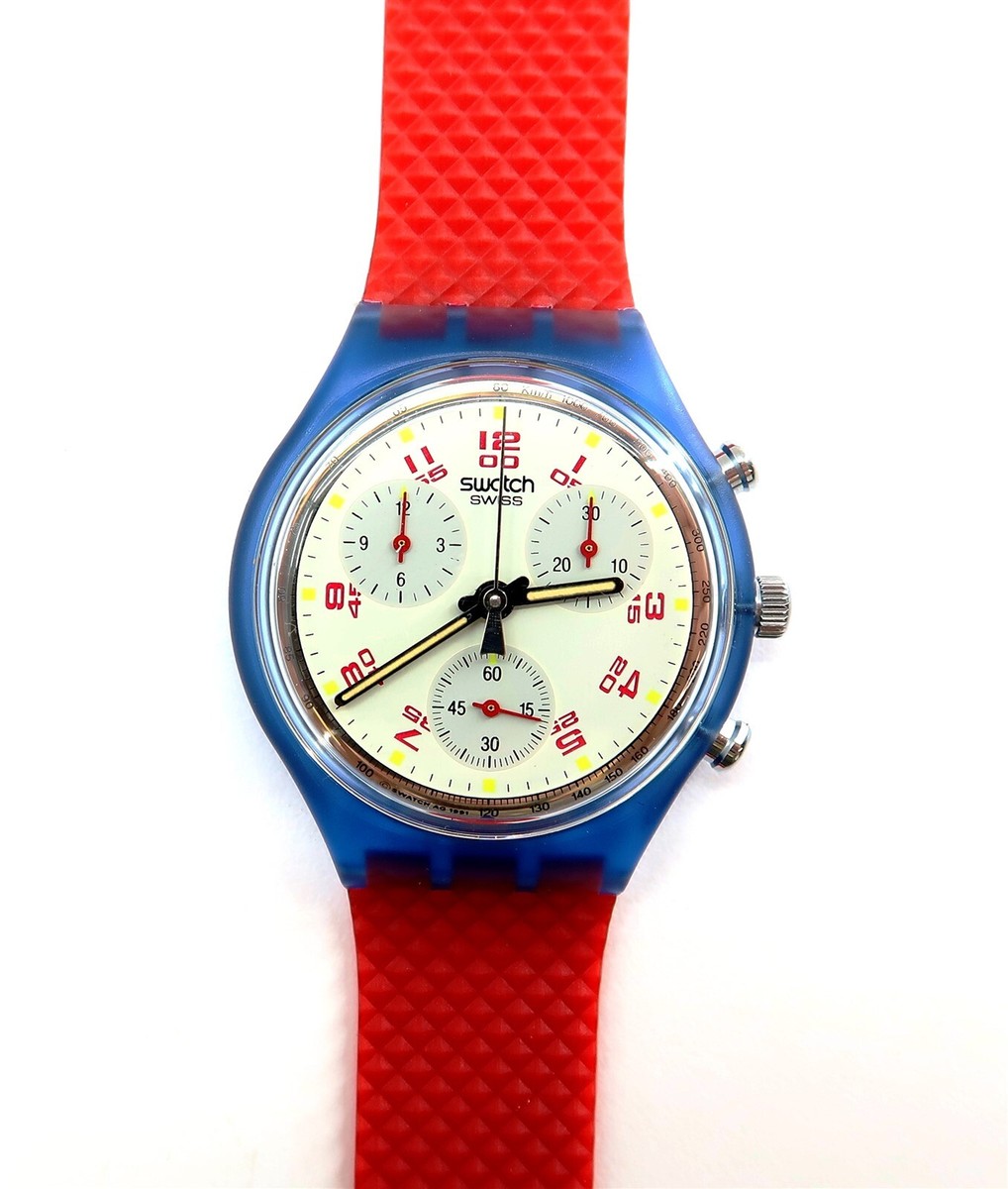 ☆-swatch スウォッチ JFK クロノ SCN103 Swatch Chrono Watch JFK 