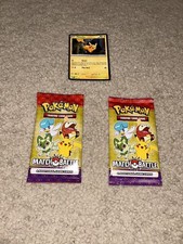 2023 McDONALD'S Pokemon Match Battle Cards TCG HAPPY MEAL Toys With Pikachu Card