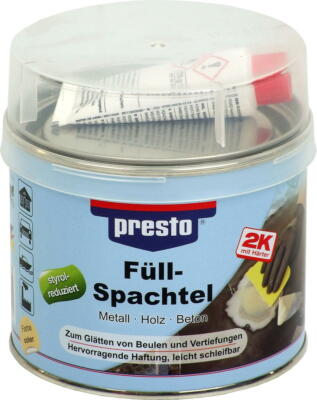 Presto Füllspachtel 1000g 2K-Spachtel inkl. Härter 1kg