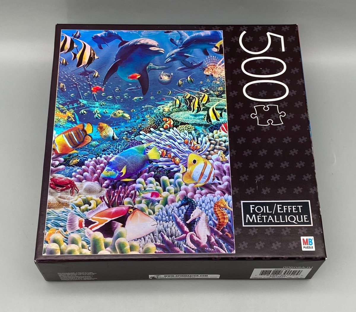 MB SEA OF LIFE 500 Piece Foil Jigsaw Puzzle No.6044646 24