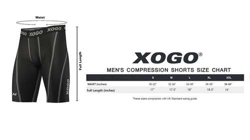 Pantalones cortos boxer de compresión XOGO para hombre capas básicas calzoncillos deportivos piel ajustada pantalones de gimnasio - Imagen 2 de 26