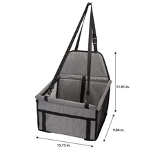 Pounce + Fetch Collapsible Pet Travel Seat Dimensions: 15.7"x 11.8"x 9.8"