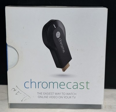 Google Chromecast 1st Generation Streaming Media Player - H2G2-42 (Black) 