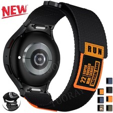 For Samsung Galaxy Watch 4 5 6 7 FE Classic 40/44/46/47/43/45mm Nylon Band Strap