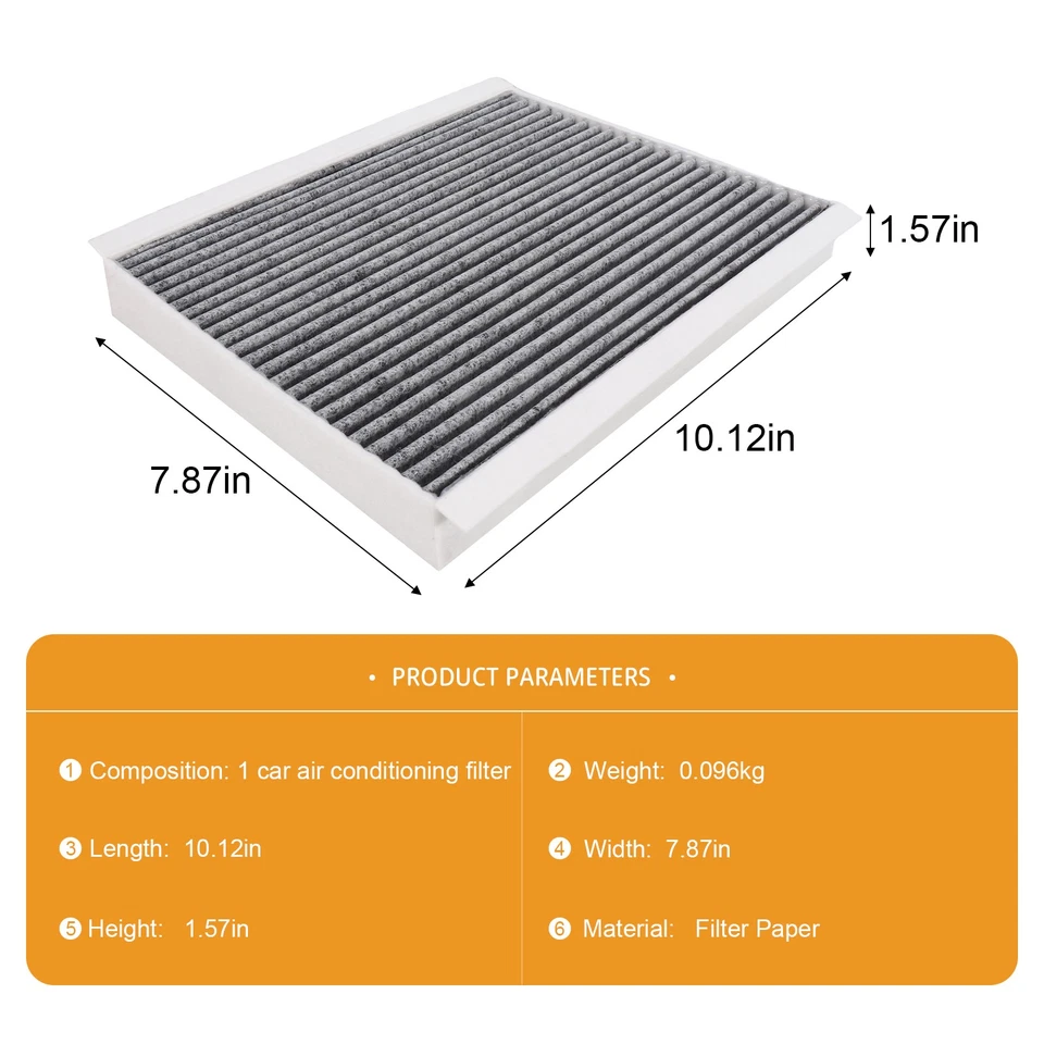 Filtro de aire de motor y cabina para Ford F-150 2015-2022 2,7 L 3,5 L 5,0 L ajuste directo Foto 4 de 4