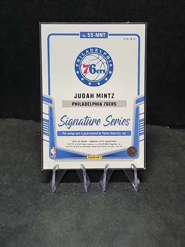2024-25 Donruss Optic SS-MNT Judah Mintz Silver Holo - Picture 2 of 2