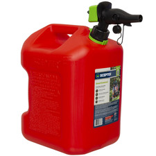 5 Gallon Capacity Smart Control Dual Handle Gas Can, FSCG571EOC, Red Fuel Contai