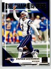Stephen Gostkowski 2019 Donruss The Champ is Here CH-7 New England Patriots