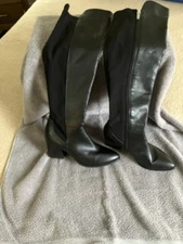 Mark Fisher Over the Knee Boots, Black