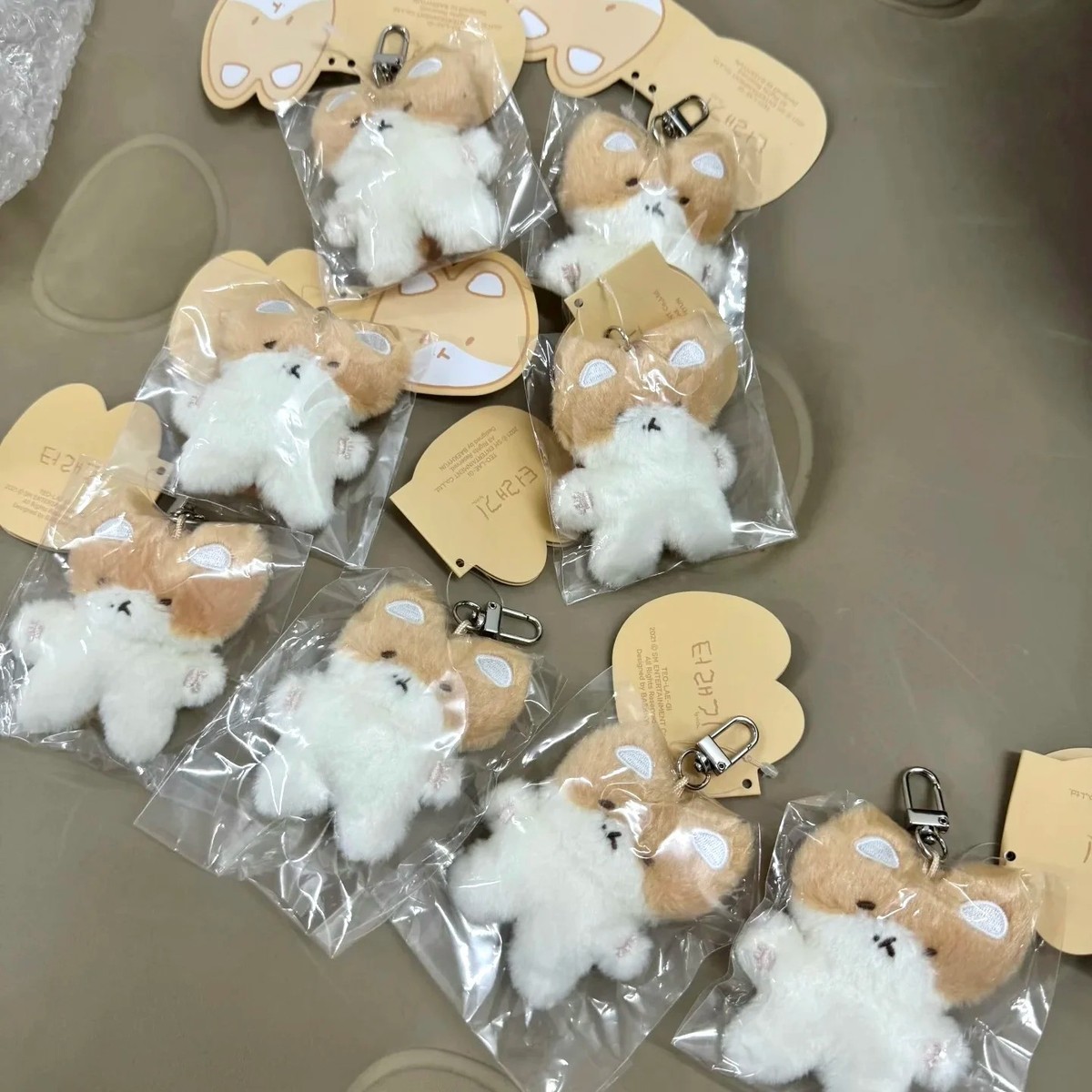EXO BAEKHYUN FANMADE DOLL PLUSH TOY MINI KEYCHAIN PENDANT EXO-L