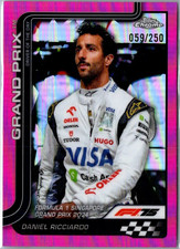 2025 Topps F1 Chrome Pink Refractor Daniel Ricciardo /250