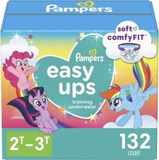 Pampers Easy Ups Girls' My Little Pony Disposable Training Underwear - 2T-3T