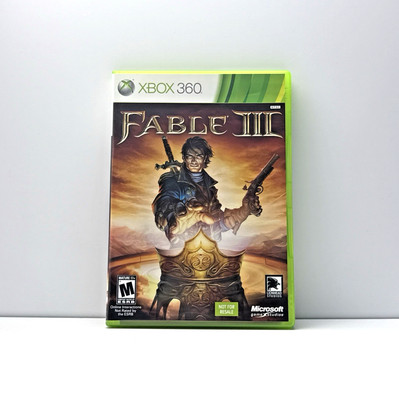 Fable III Not For Resale Microsoft Xbox 360 Mint Disc CIB Refurbished & Tested