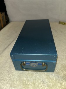 Vintage Bemis & Call Co Sesamee Combo Lock Safe Policy Box Monarch Life Ins Co