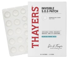 THAYERS Invisible S.O.S Hydrocolloid Acne Pimple Patch, Ultra-Thin Design Instan