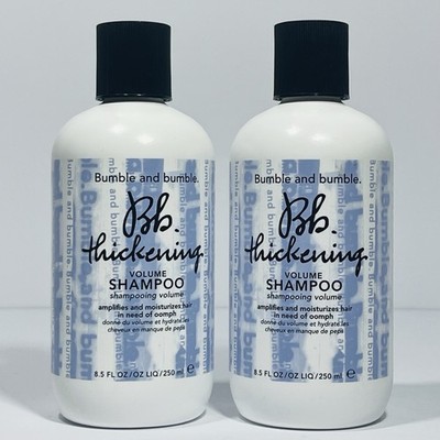 Lot Of 2 New BUMBLE AND BUMBLE Bb Thickening Volume Shampoos 8.5 oz / 250 ml
